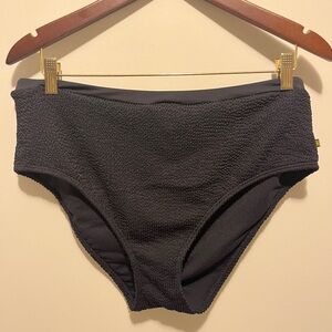 La Vie en Rose High-Waisted Bikini Bottom size XXL Black